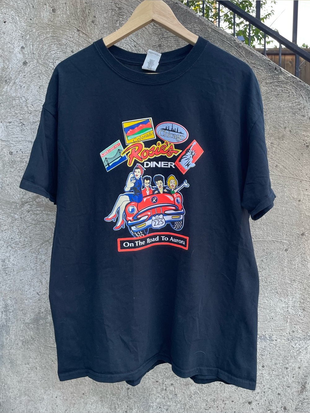 Retro style Rosie’s Diner graphic t shirt size XL